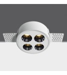 Frameless flush-mounted lamps - trimless - One Light FERO O TR frameless fixed recessed 10W 3000K white 10110HTR/W/W. - product 1