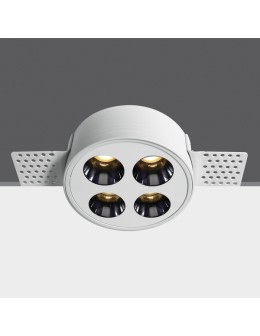 One Light FERO O TR wpust stały bezramkowy 10W 3000K biały  10110HTR/W/W