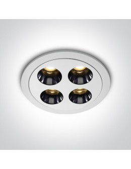 One Light FERO O wpust stały 10W 3000K biały  10110H/W/W