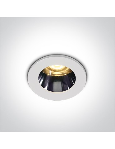 One Light FERO O fixed recessed 3W 3000K white 10103H/W/W