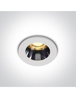 One Light FERO O fixed recessed 3W 3000K white 10103H/W/W