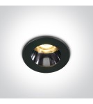 One Light FERO O wpust stały 3W 3000K czarny  10103H/B/W