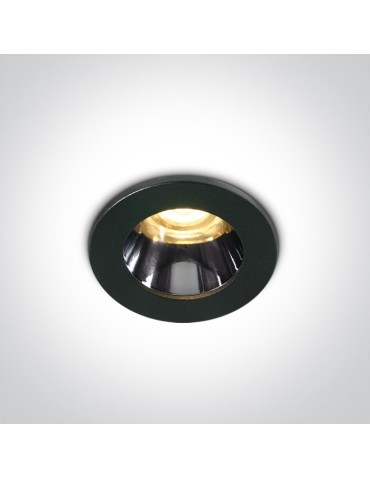 One Light FERO O fixed recessed 3W 3000K black 10103H/B/W