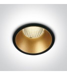 LED flush-mounted lamps - One Light GAIA fixed recessed 12W 3000K black 10112K/B/W - product 1