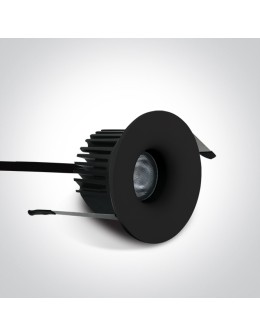 One Light INIA fixed recessed 6.5W 3000K black IP65 10107DB/B/W - product 2
