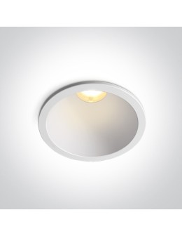 One Light KOLA wpust stały 12W 3000K-4000K-5000K biały  10112D/W/V