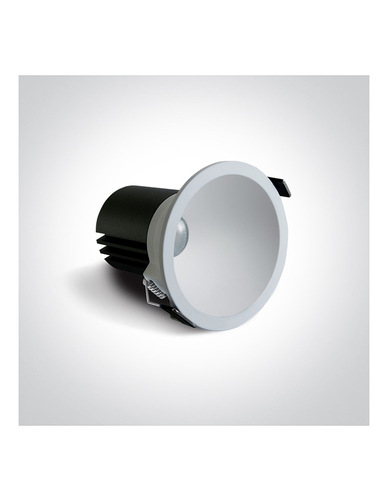 One Light KOLA wpust stały 12W 3000K-4000K-5000K biały  10112D/W/V