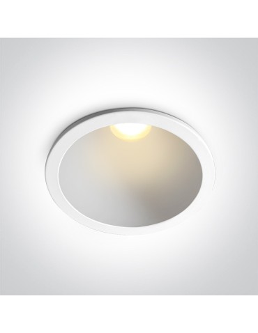 One Light KOLA 15W fixed recessed 3000K-4000K-5000K white 10115D/W/V.