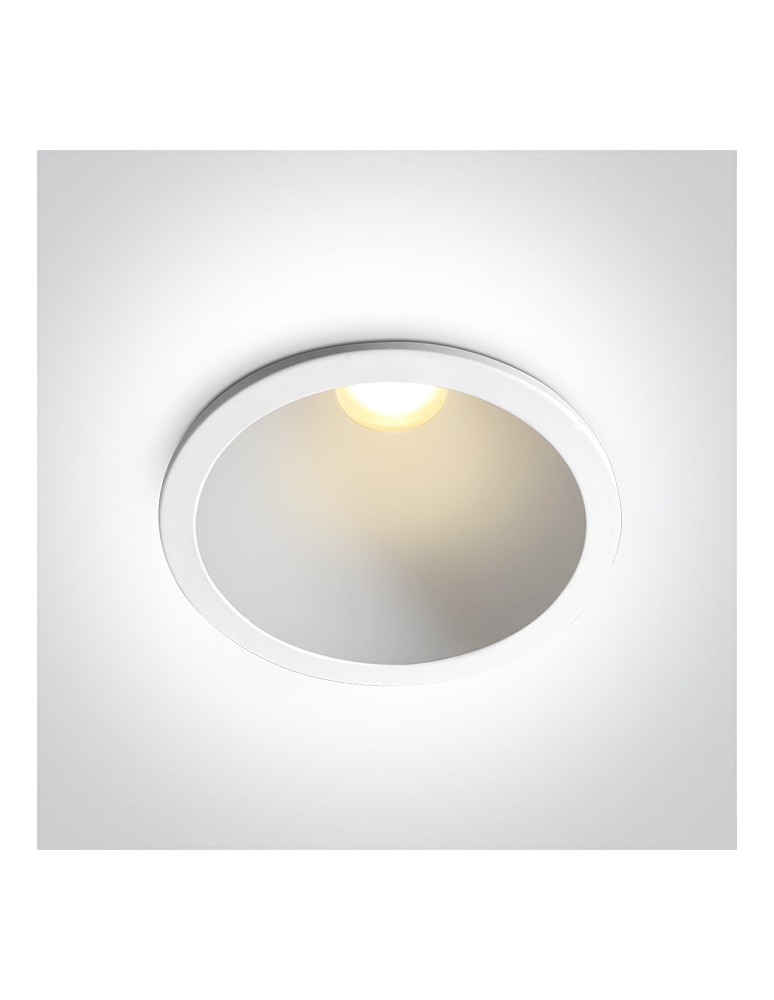 One Light KOLA wpust stały 15W 3000K-4000K-5000K biały  10115D/W/V