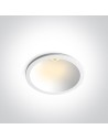 One Light KOLA 7W fixed recessed 3000K-4000K-5000K white 10107D/W/V.