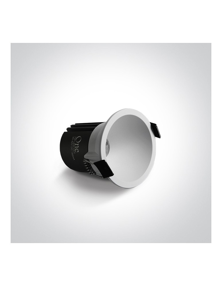LED flush-mounted lamps - One Light KOLA 7W fixed recessed 3000K-4000K-5000K white 10107D/W/V. - product kolory-swiatla.pl 2