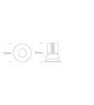 Flush-mounted hermetic lamps - One Light LIKOFOS fixed recessed 12W 3000K-3500K-4000K white IP65 10112TP/W/V - product 3