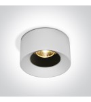 One Light LOARA wpust stały 7W 3000K biały  10107A/W/W