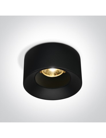One Light LOARA fixed recessed 7W 3000K black 10107A/B/W.