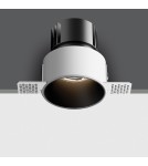 One Light MANNA wpust stały bezramkowy 6,5W 3000K-3500K-4000K czarny IP54 10107BT/B/V