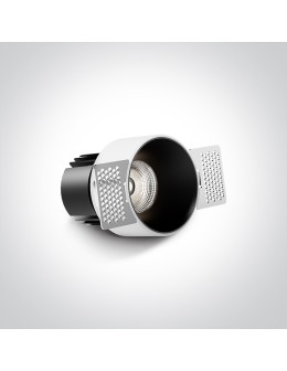 One Light MANNA frameless fixed recessed 6.5W 3000K-3500K-4000K black IP54 10107BT/B/V - product 2