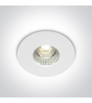 One Light MILOT wpust stały 7W 3000K biały IP54 10107M/W/W