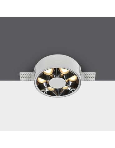 One Light MIRA TR wpust stały bezramkowy 6W 3000K biały  10106XTR/W/W