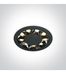 LED flush-mounted lamps - One Light MIRA fixed recessed 12W 3000K black 10112X/B/W - product 1