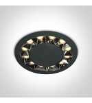 One Light MIRA wpust stały 20W 3000K czarny  10120X/B/W