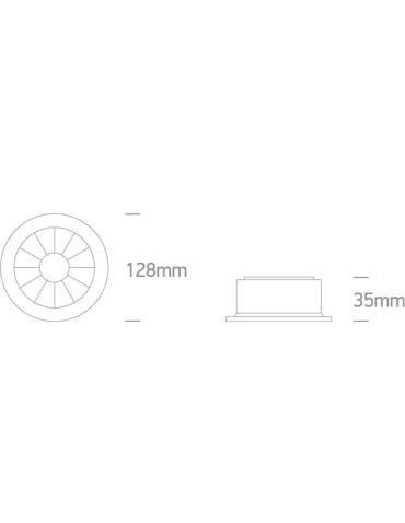 One Light MIRA 20W 3000K fixed recessed black 10120X/B/W - product 2