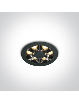 One Light MIRA wpust stały 6W 3000K czarny  10106X/B/W