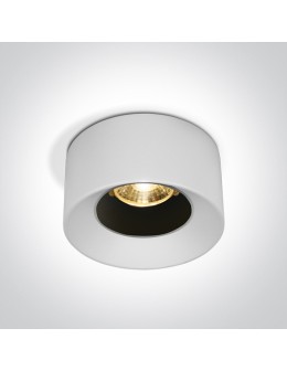 One Light MOZA wpust stały 12W 3000K biały  10112A/W/W