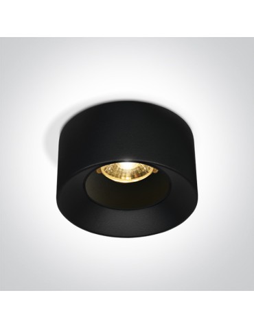 One Light MOZA fixed recessed 12W 3000K black 10112A/B/W