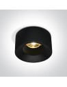 One Light MOZA fixed recessed 12W 3000K black 10112A/B/W