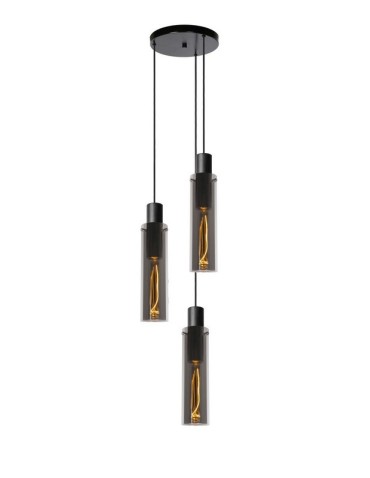 Lucide ORLANDO Pendant 3xE27 grey 74404/13/65 - product 2