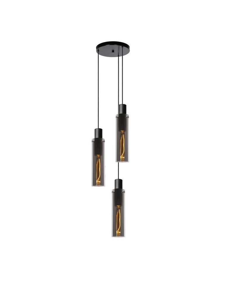 Lucide ORLANDO Pendant 3xE27 grey 74404/13/65