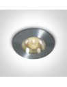 One Light NUBI wpust stały 3W 3000K aluminium IP65 10103M/AL/W