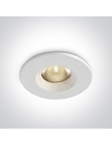 One Light NUBI fixed recessed 3W 3000K white IP65 10103M/W/W
