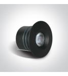 Flush-mounted hermetic lamps - One Light NUBI fixed recessed 3W 3000K black IP65 10103M/B/W - product 2