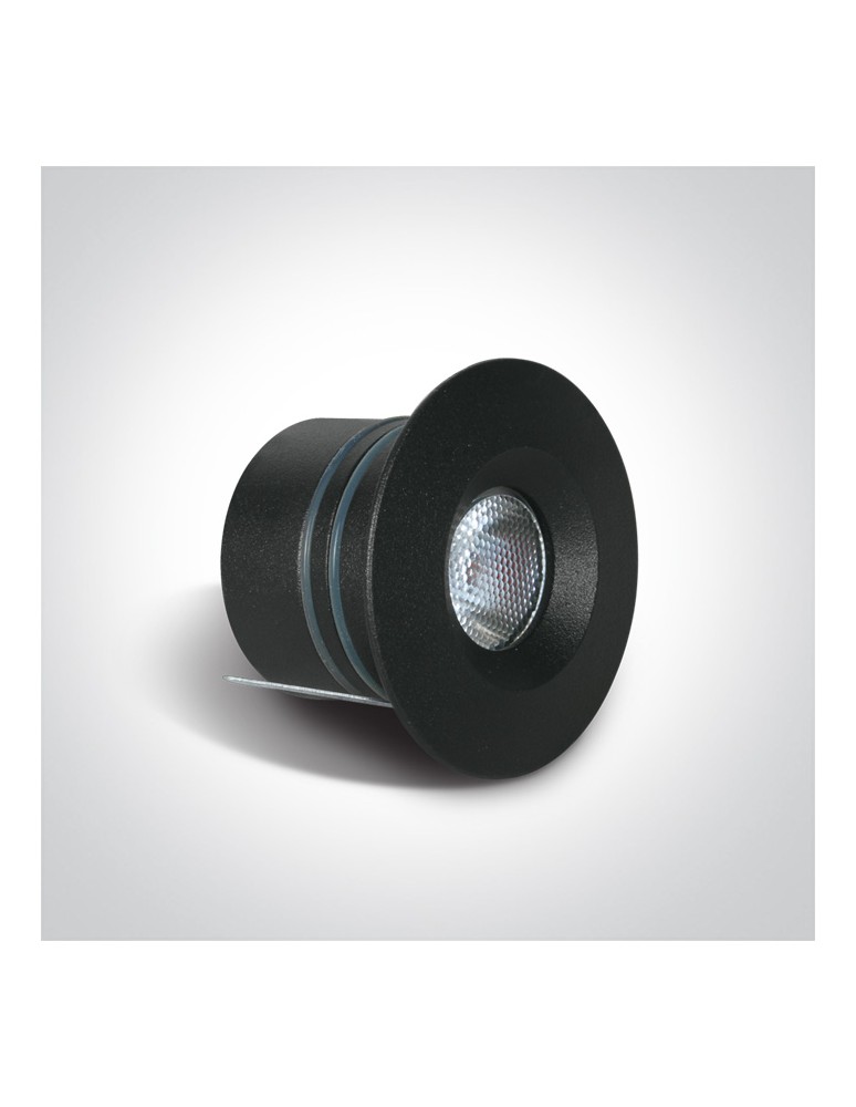 Flush-mounted hermetic lamps - One Light NUBI fixed recessed 3W 3000K black IP65 10103M/B/W - product kolory-swiatla.pl 2
