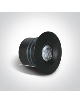 One Light NUBI wpust stały 3W 3000K czarny IP65 10103M/B/W - produkt 2