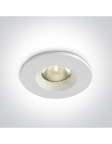 One Light NUBI wpust stały 3W 4000K biały IP65 10103M/W/C