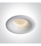 LED flush-mounted lamps - One Light OMIA fixed recessed 12W 3000K-4000K-5000K white 10112RA/W/V - product 1
