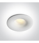 LED flush-mounted lamps - One Light OMIA fixed recessed 7W 3000K-4000K-5000K white 10107RA/W/V - product 1