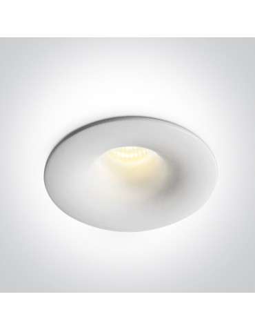 One Light OMIA fixed recessed 7W 3000K-4000K-5000K white 10107RA/W/V