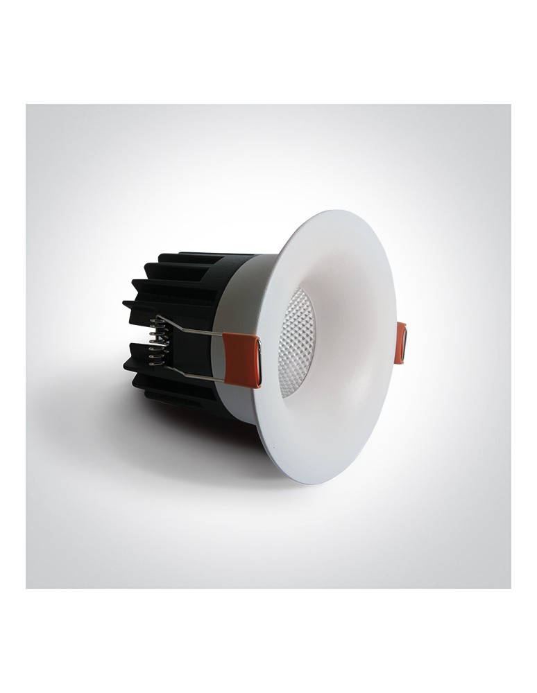 LED flush-mounted lamps - One Light OMIA fixed recessed 7W 3000K-4000K-5000K white 10107RA/W/V - product kolory-swiatla.pl 2