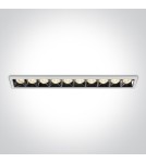 LED flush-mounted lamps - One Light RIBES fixed recessed 40W 3000K white 50006B/W/W - product 1