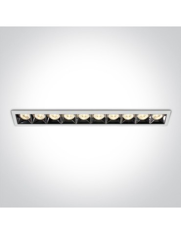 One Light RIBES fixed recessed 40W 3000K white 50006B/W/W