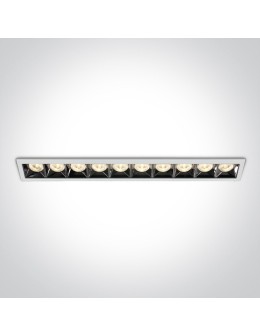 One Light RIBES fixed recessed 40W 3000K white 50006B/W/W