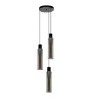 Pendant tube lamps - Lucide ORLANDO Pendant 3xE27 grey 74404/13/65 - product 3