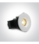 One Light SALINA wpust stały 7W 2700K-3000K-4000K Triac biały IP65 10107DFV/W/V