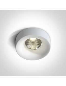 One Light SIDIRO fixed recessed 12W 3000K white IP65 10112R/W/W