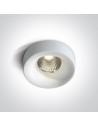 One Light SIDIRO fixed recessed 12W 3000K white IP65 10112R/W/W