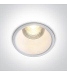 LED flush-mounted lamps - One Light SIMU 10W fixed recessed 3000K-3500K-4000K white 10110FD/W/V. - product 1