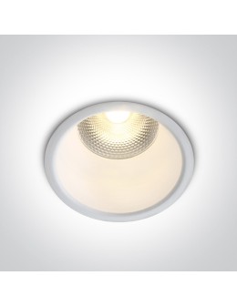 One Light SIMU 10W fixed recessed 3000K-3500K-4000K white 10110FD/W/V.